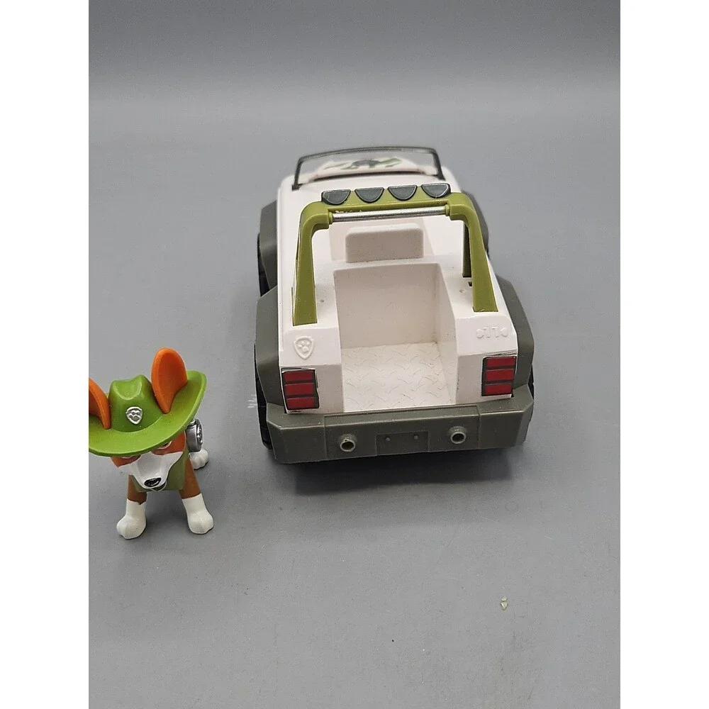 Paw Patrol Tracker with Jungle Cruiser Jeep Vehicle Figure Lot